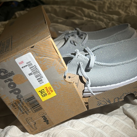 Drope sparkle grey slip on sneakers - Picture 5 of 5